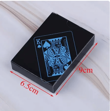 Generic Poker Plastic Playing Cards Waterproof PVC Game Deck Blue