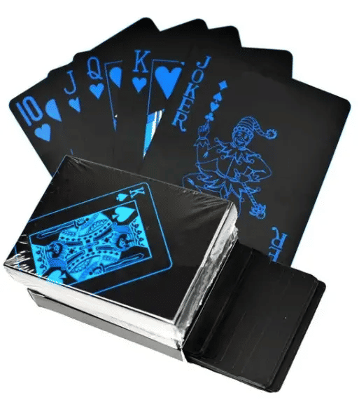 Generic Poker Plastic Playing Cards Waterproof PVC Game Deck Blue