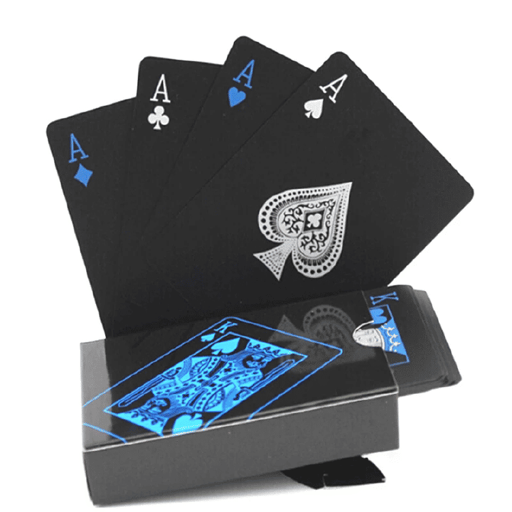 Generic Poker Plastic Playing Cards Waterproof PVC Game Deck Blue