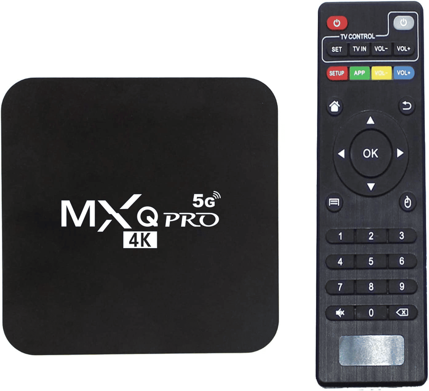 MXQpro RK3229 Android 10.1 4K Smart TV Box with Remote Control