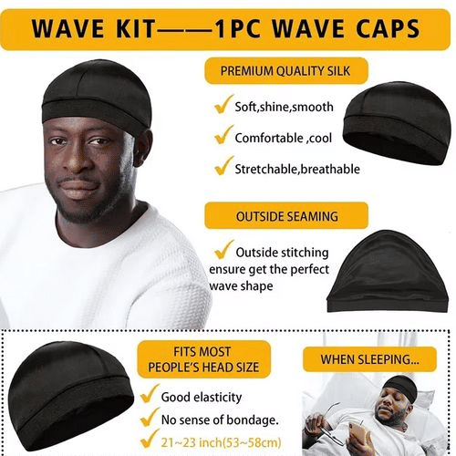 360 Wavy Frizz Control Gel: Strong Hold, Nourishing Scalp Pomade for Men