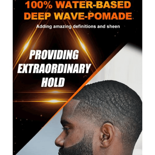 360 Wavy Frizz Control Gel: Strong Hold, Nourishing Scalp Pomade for Men