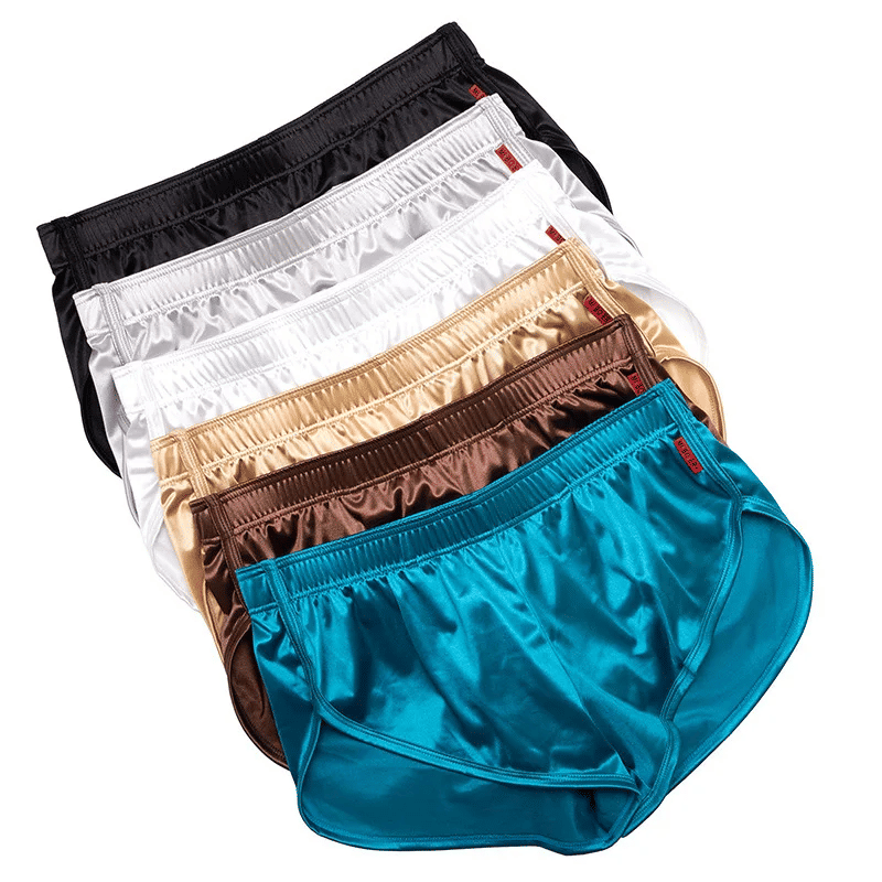 Men's Silky Arrowhead Boxer Shorts 2-Pack, Plus Size Sports Underwear Home Pants