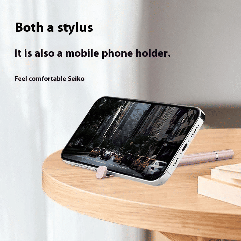 Multi-Function 3-in-1 Universal Capacitive Touch Screen Stylus Pen with Phone Holder