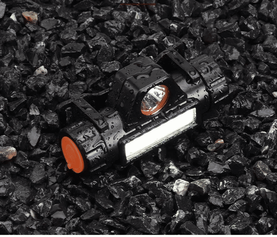 Powerful COB LED USB Rechargeable Headlamp - Super Bright, Magnetic, Waterproof Head Torch