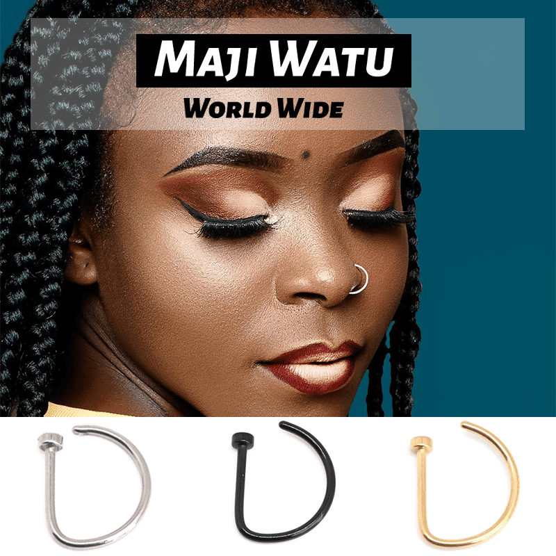 Versatile Fake Clip-On Nose Rings: Tiny Faux Piercing Hoops, No Piercing Required