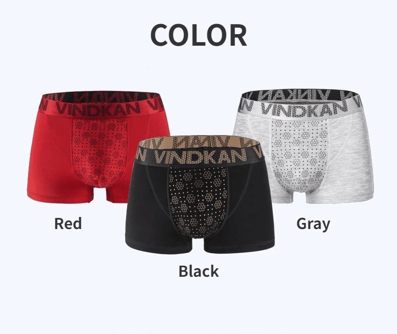 Men's Magnetic Therapy Boxers: England Technology Pouch Underwear for Enhanced Health