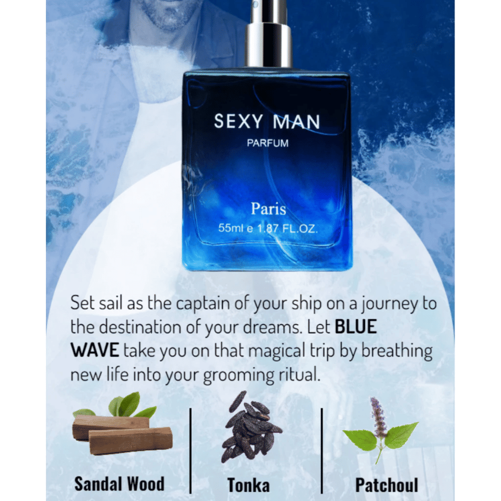 Sexy Men Oil-Based Fragrance Cologne Spray 55ml Long Lasting