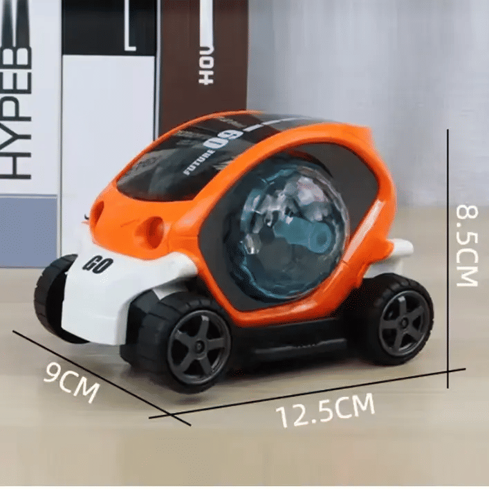 Induction Lighting Musical Sensory Crawling Toy Car for Kids
