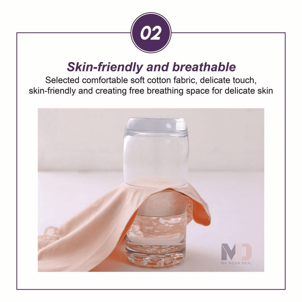 5-Pack Luxurious Soft Lace Ice Silk Seamless Plus Size Women's Briefs Underpants