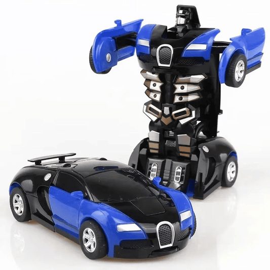 Automatic Transforming Robot Toy Car with Collision Deformation