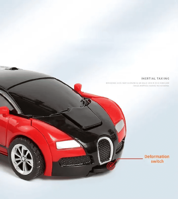 Automatic Transforming Robot Toy Car with Collision Deformation