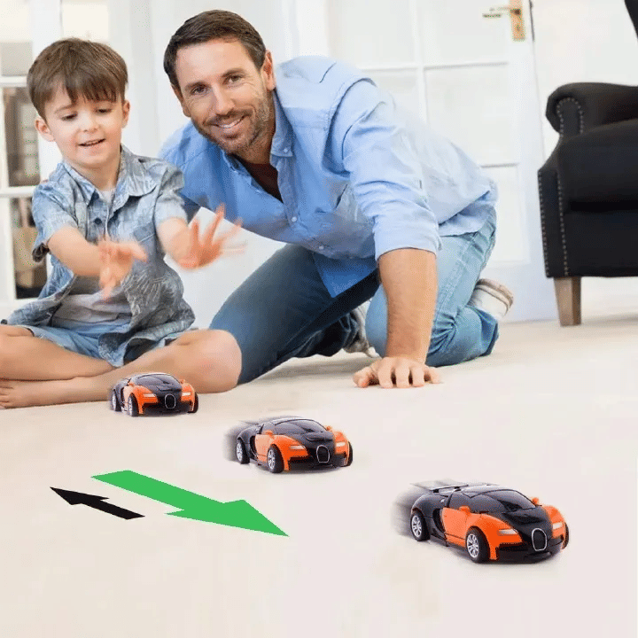 Automatic Transforming Robot Toy Car with Collision Deformation