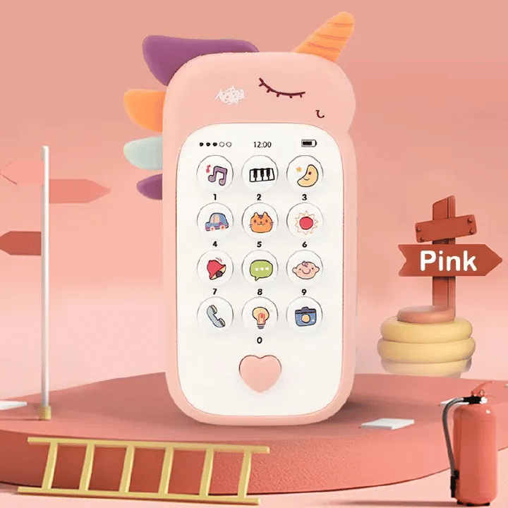 Generic Musical Telephone Toy Early Educational Learning Cellphone for Kids
