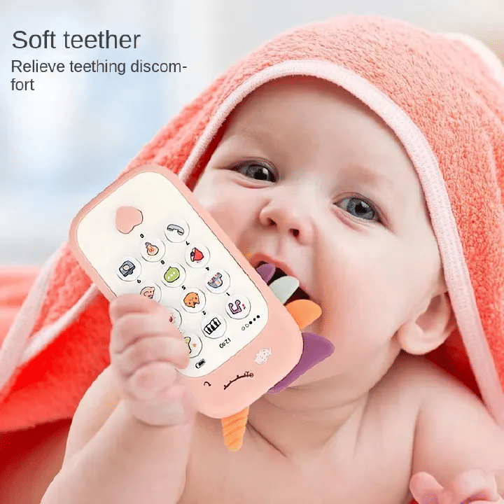Generic Musical Telephone Toy Early Educational Learning Cellphone for Kids
