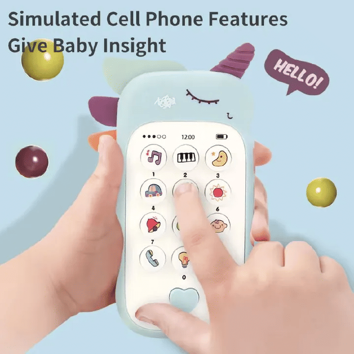 Generic Musical Telephone Toy Early Educational Learning Cellphone for Kids