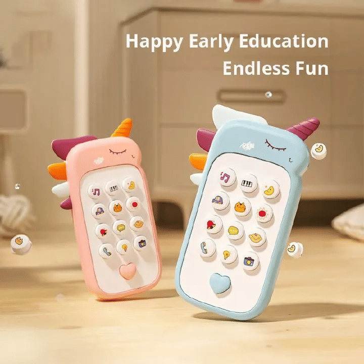Generic Musical Telephone Toy Early Educational Learning Cellphone for Kids