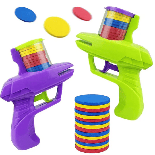 Carrot Flying Disc Launcher Toy for Kids Interactive Outdoor Game