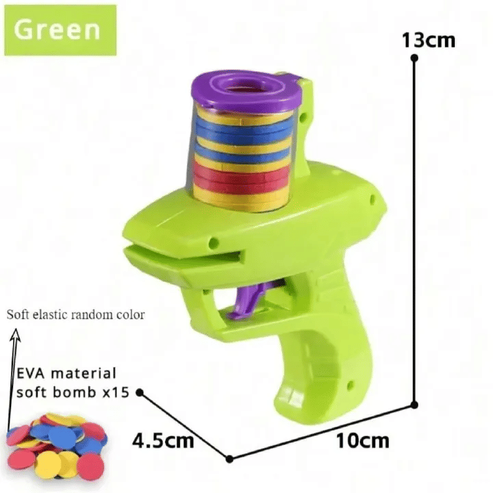 Carrot Flying Disc Launcher Toy for Kids Interactive Outdoor Game