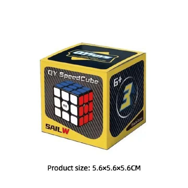Generic 3x3x3 Magic Cube Professional Speed Puzzle Black