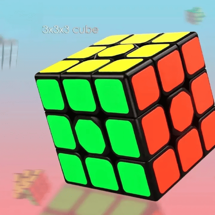 Generic 3x3x3 Magic Cube Professional Speed Puzzle Black