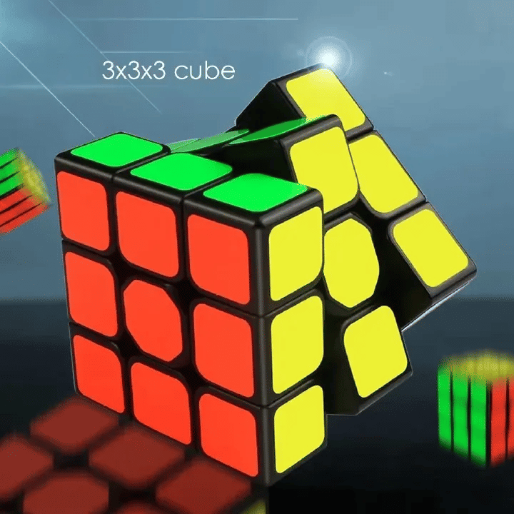 Generic 3x3x3 Magic Cube Professional Speed Puzzle Black