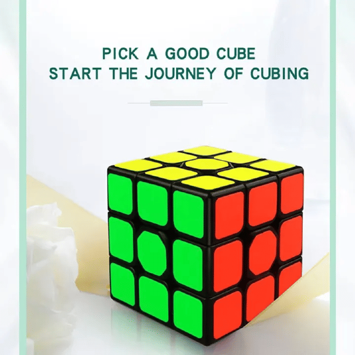 Generic 3x3x3 Magic Cube Professional Speed Puzzle Black