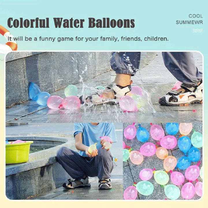Generic 111-Piece Rapid-Fill Water Balloon Bomb Set Pack