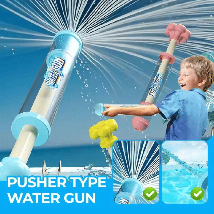 Fireworks Spray Pull-Back Water Gun for Kids Pool Play