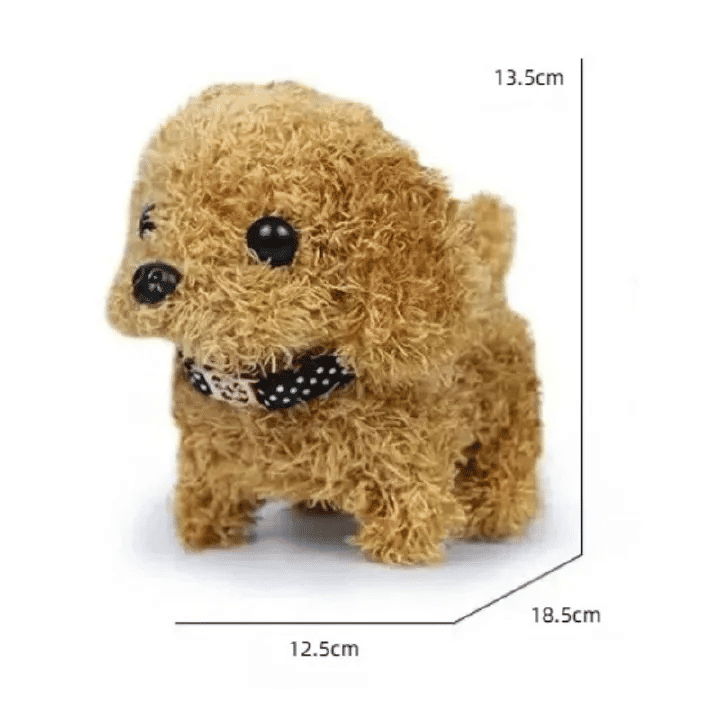 Generic Interactive Walking Puppy Dog Toy Plush Electronic Pet Brown