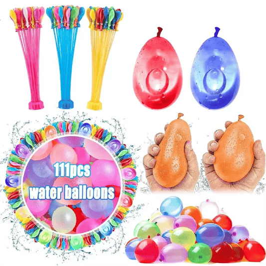 Generic 111-Piece Rapid-Fill Water Balloon Bomb Set Pack