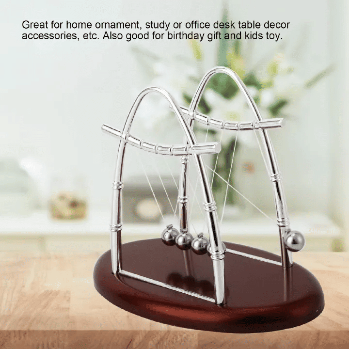 Newton's Cradle Balance Balls Physics Science Pendulum Desk Toy