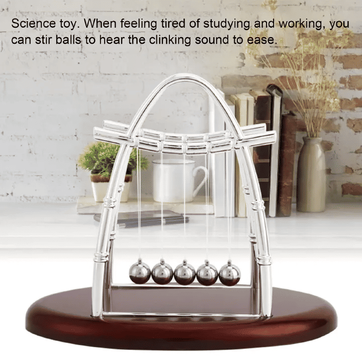 Newton's Cradle Balance Balls Physics Science Pendulum Desk Toy