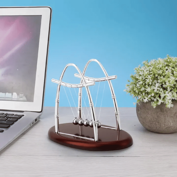 Newton's Cradle Balance Balls Physics Science Pendulum Desk Toy
