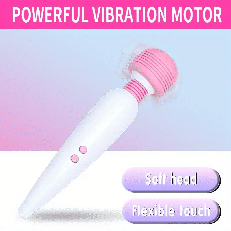 Powerful Rechargeable AV Stick Vibrator for Women with 360° Rotating Function