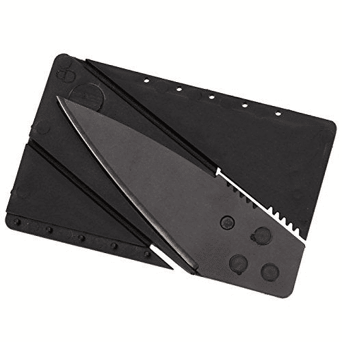 2pcs Credit Card Folding Knife Set Stainless Steel Survival Tool