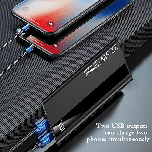 KingNote 20000mAh Fast Charge Portable Power Bank Dual USB