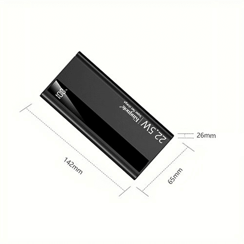 KingNote 20000mAh Fast Charge Portable Power Bank Dual USB