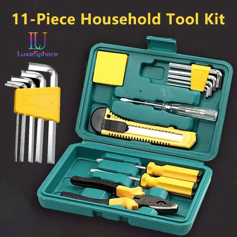 11-in-1 Hardware Repair Hand Tool Kit 11 Piece Set