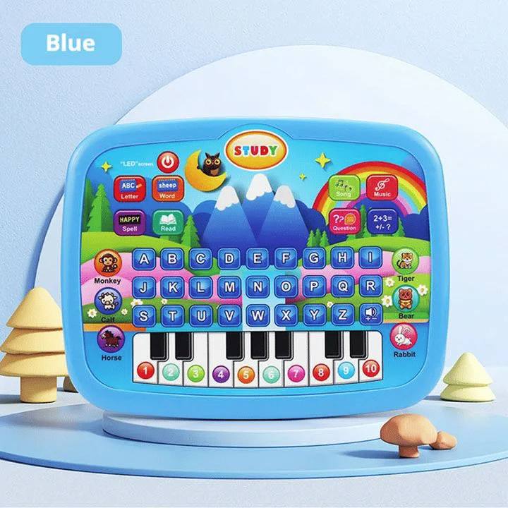 Kids' Educational Learning Tablet Toy with Music and Keyboard