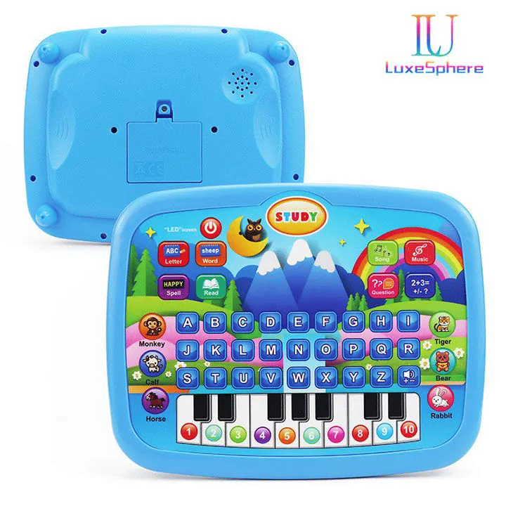 Kids' Educational Learning Tablet Toy with Music and Keyboard