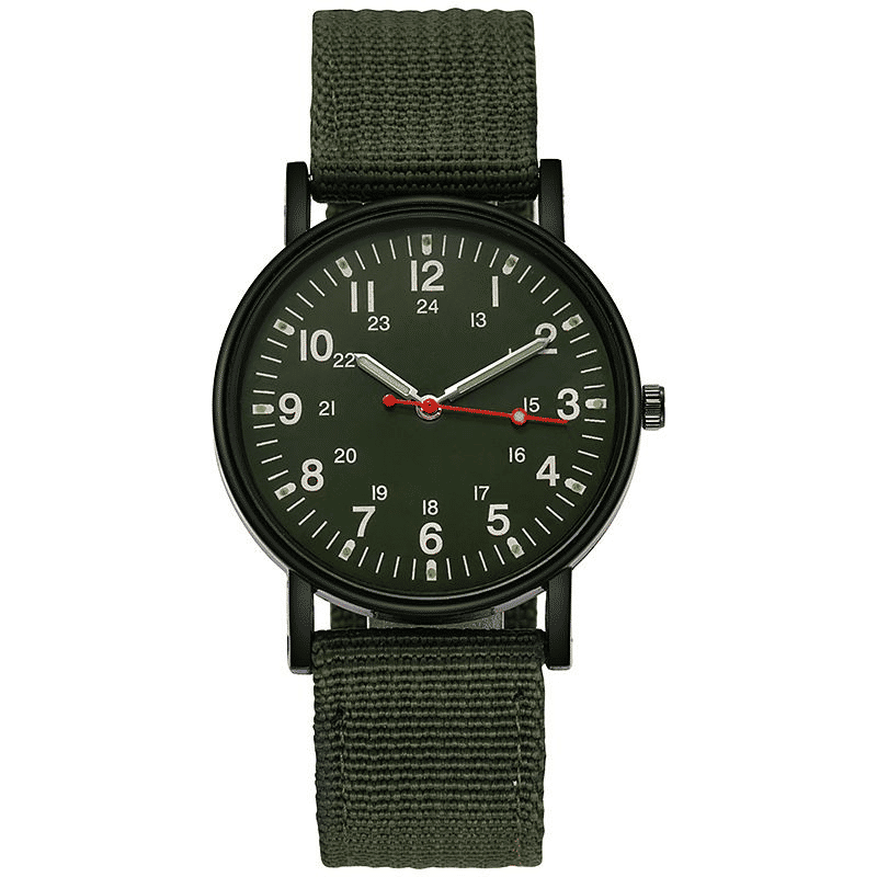2025 Men's Military Sports Watch with Braided Strap and Luminous Dial