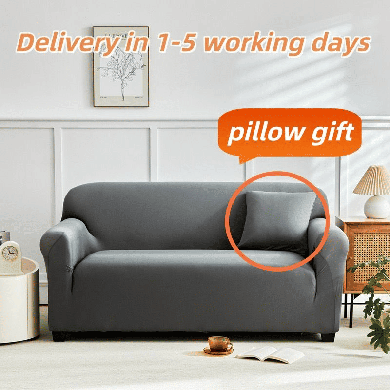 Elastic L-Shaped Sectional Sofa Cover: Universal Fit, Anti-Slip, Dust-Proof Fabric