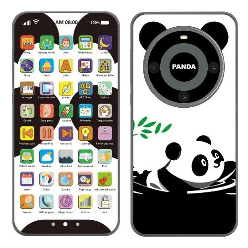 Baby Educational Toy Smartphone Touch Screen Rechargeable Learning Device