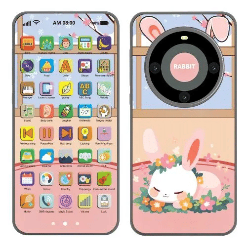 Baby Educational Toy Smartphone Touch Screen Rechargeable Learning Device