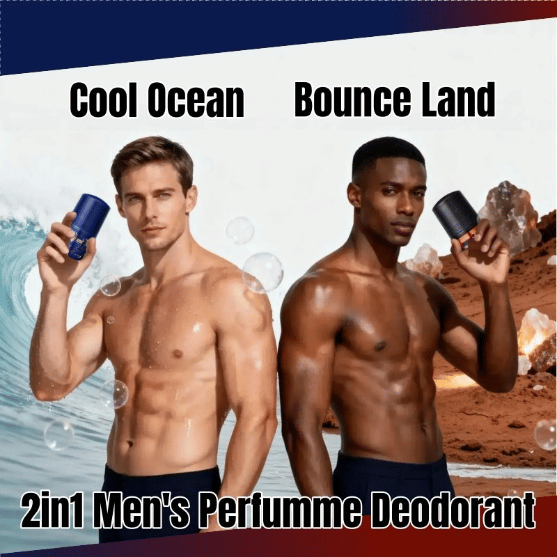 SADOER Men's Deodorant Bead Fluid Fresh Cool Sports Perfume