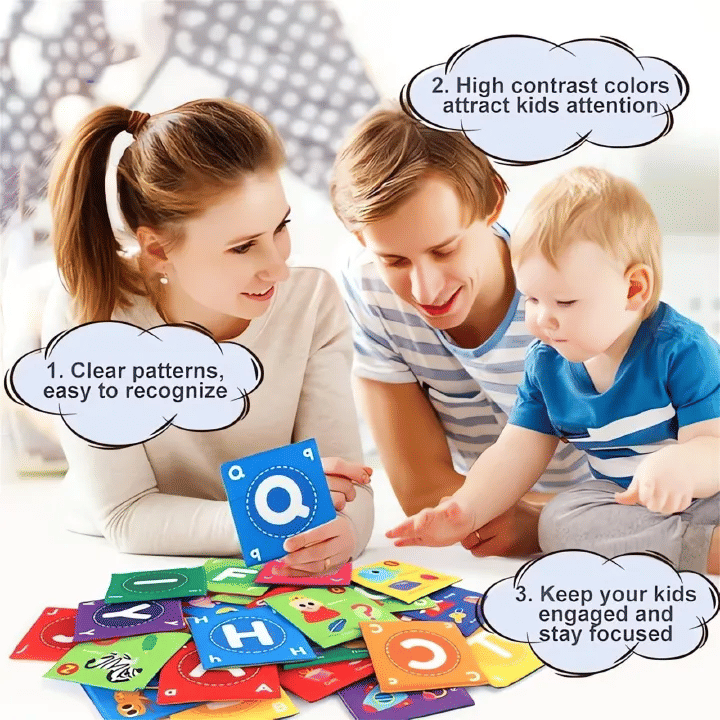 Early Childhood Soft Cloth Alphabet Number Learning Book Set
