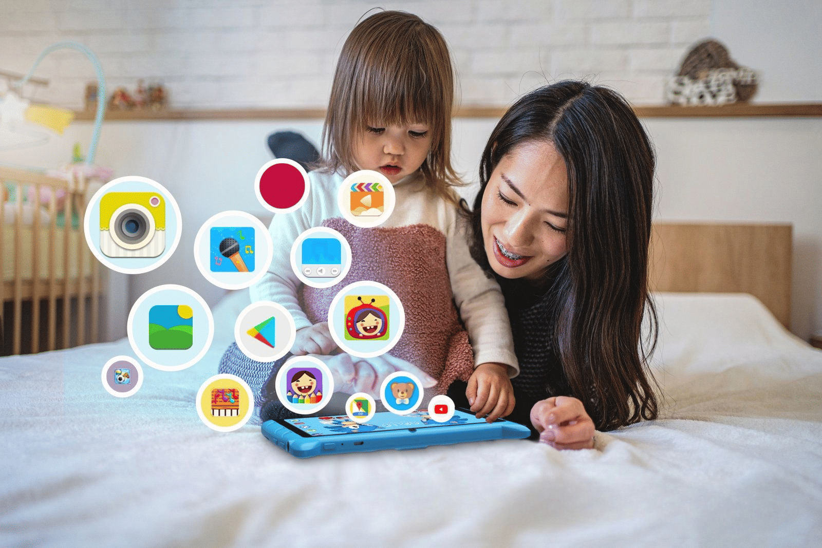 ZPL-Kids 7-inch Android 7 Tablet: 64GB Storage, 4GB RAM, 4000mAh Battery