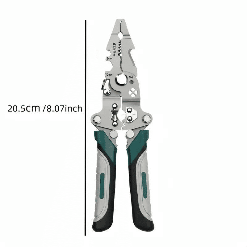 Multifunctional Foldable Wire Stripper Tool for Electrician Construction Work