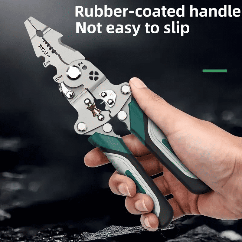 Multifunctional Foldable Wire Stripper Tool for Electrician Construction Work